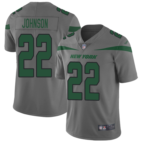 New York Jets Limited Gray Men Trumaine Johnson Jersey NFL Football #22 Inverted Legend